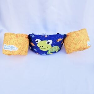 Sea Turtle Puddle Jumper Original Kids Life Jacket Vest Blue - Orange